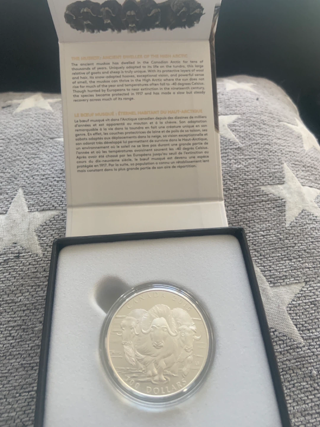 2015 Royal Canadian Mint 100 Dollar Silver Coin - photo 3