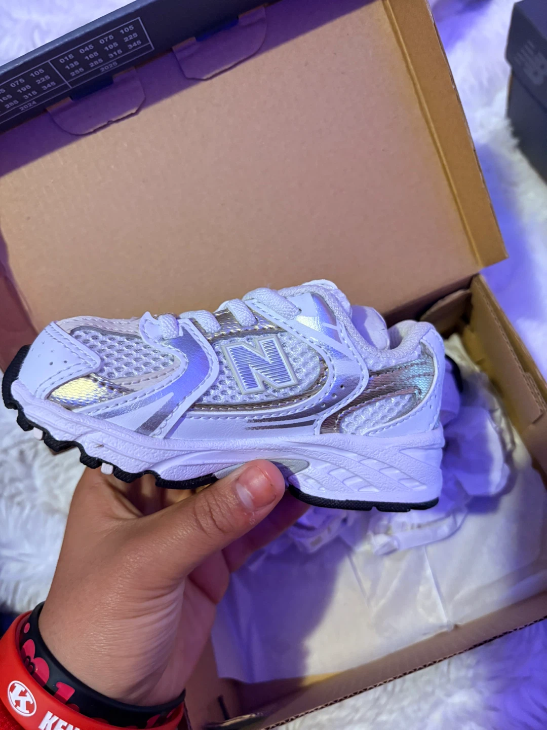 New Balance 530 Bungee Kids Shoes - White Beige - photo 3