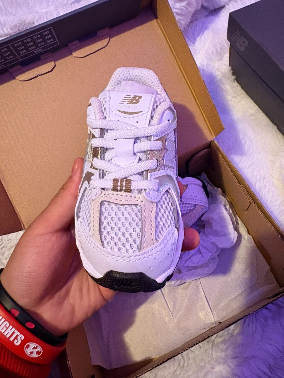 New Balance 530 Bungee Kids Shoes - White Beige - photo 4