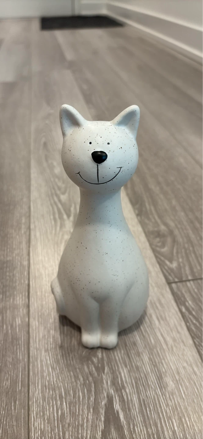 Ceramic Cat Figurine