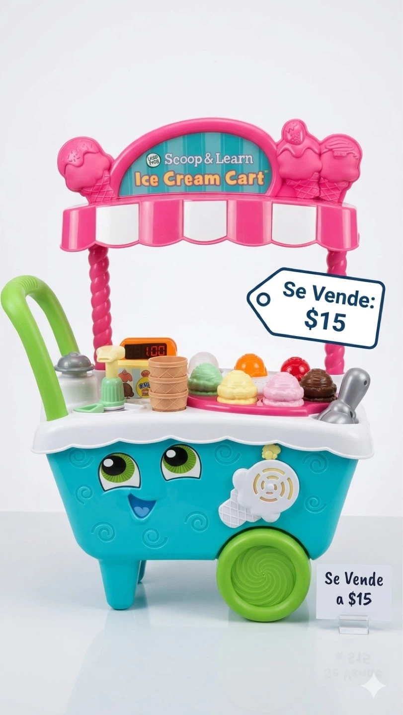 LeapFrog Scoop & Learn Ice Cream Cart Toy
