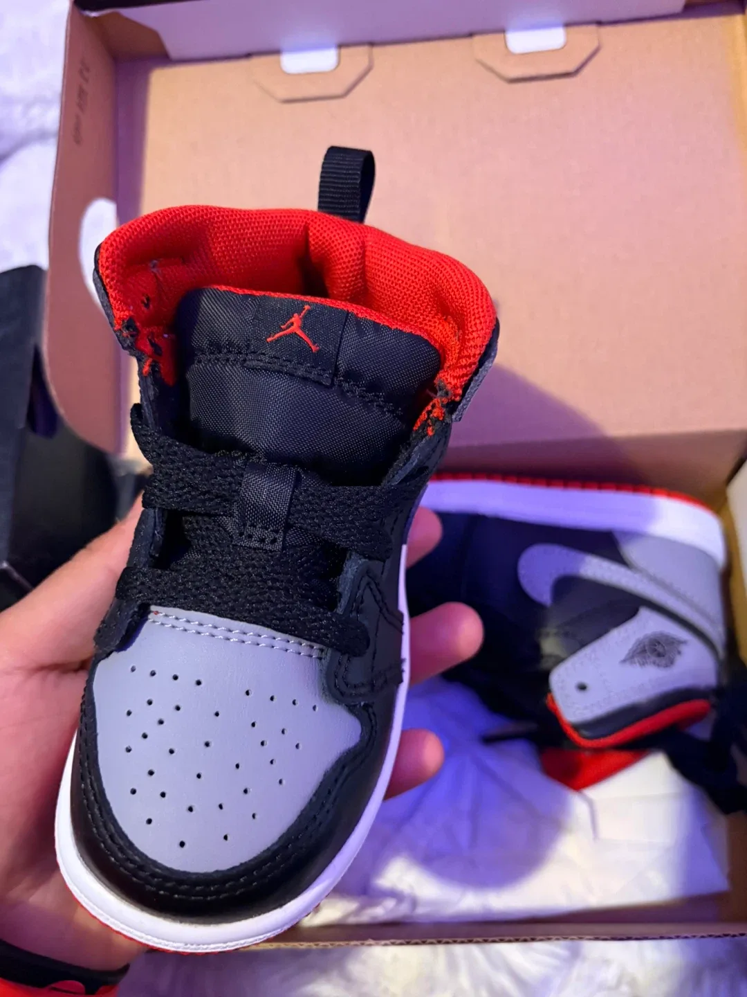 Jordan 1 Mid (TD) Toddler Shoes - photo 5