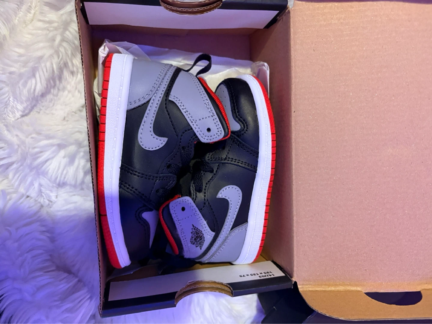 Jordan 1 Mid (TD) Toddler Shoes - photo 2