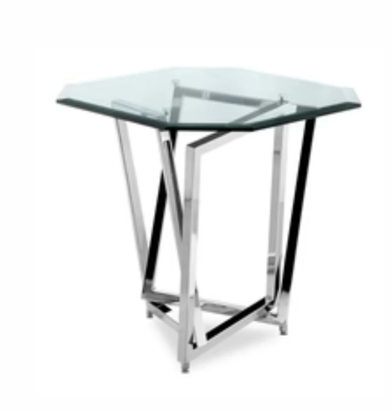 Multi-sided glass coffee table - photo 4