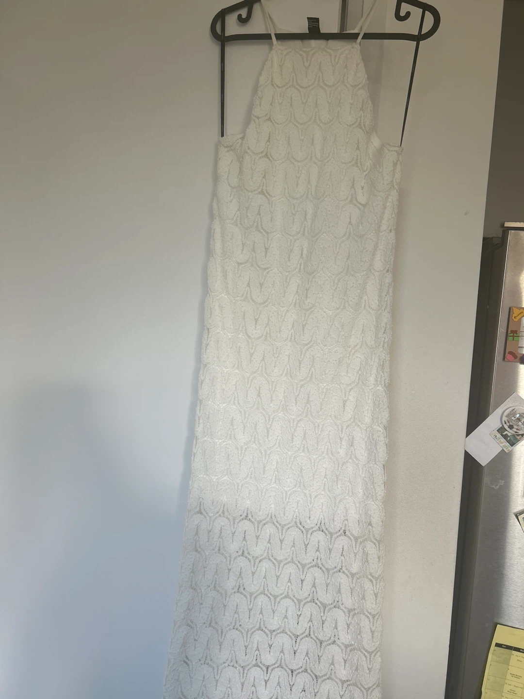 White Lace Maxi Dress - Forever 21 - Size M