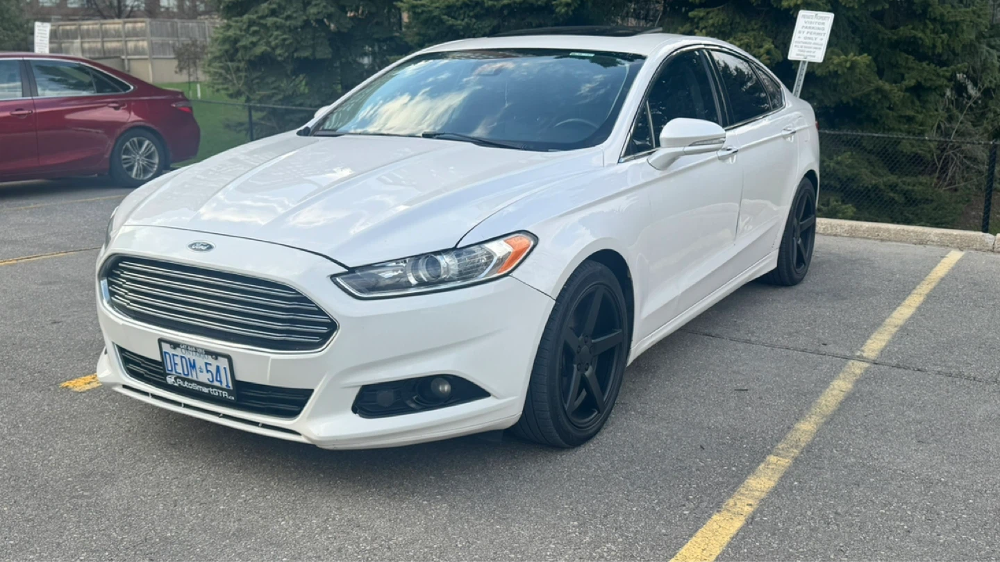 White Ford Fusion Titanium- 2015 - photo 3