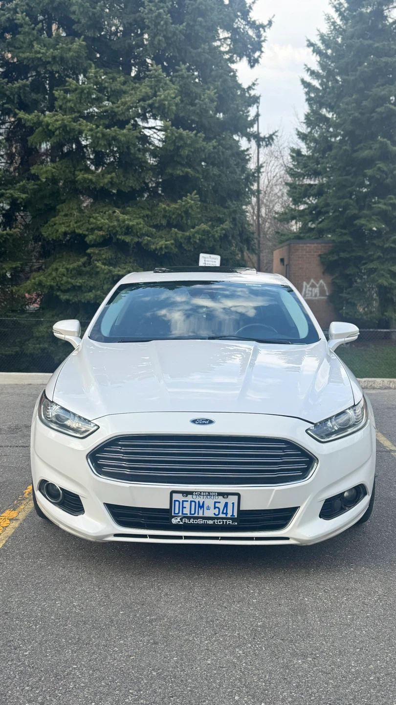 White Ford Fusion Titanium- 2015 - photo 2