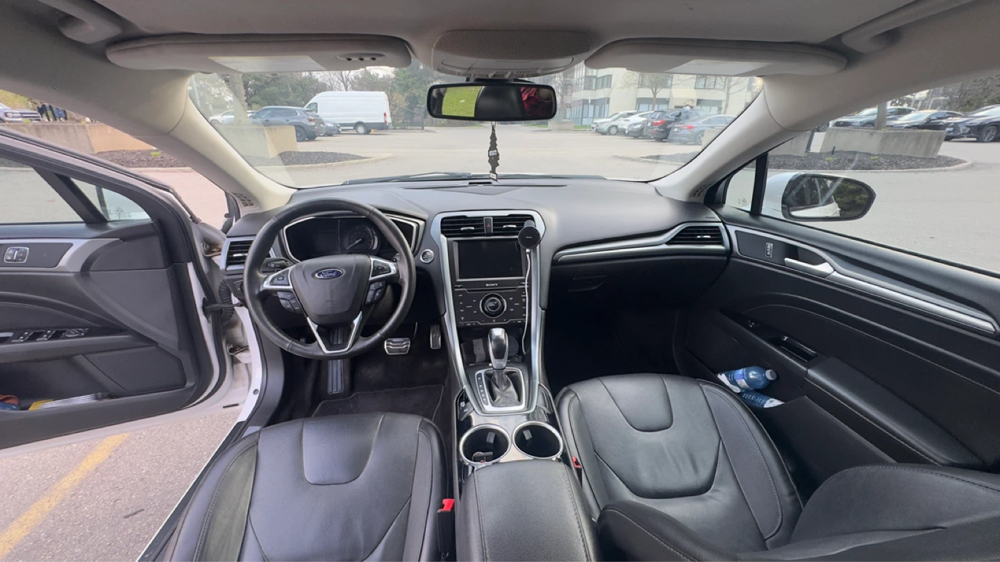 White Ford Fusion Titanium- 2015 - photo 5