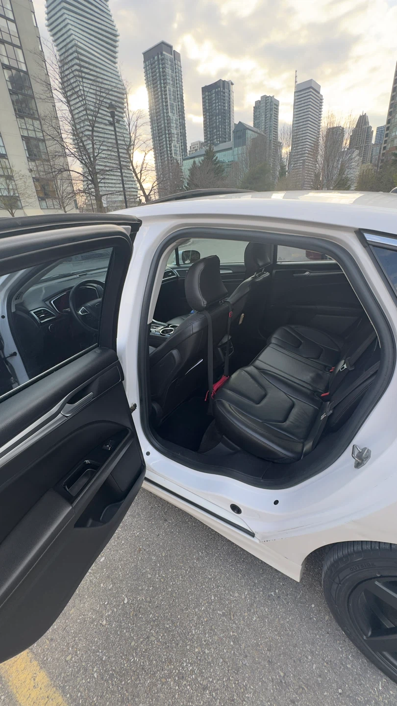 White Ford Fusion Titanium- 2015 - photo 4