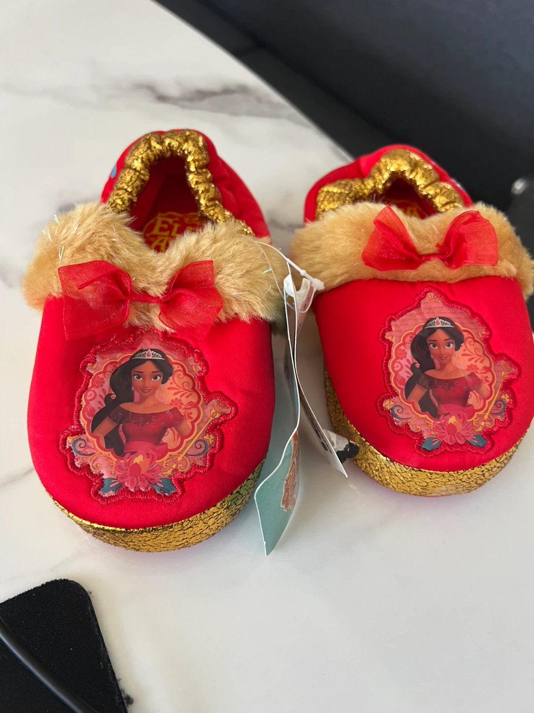 Children's Red Princess Slippers M(7/8)