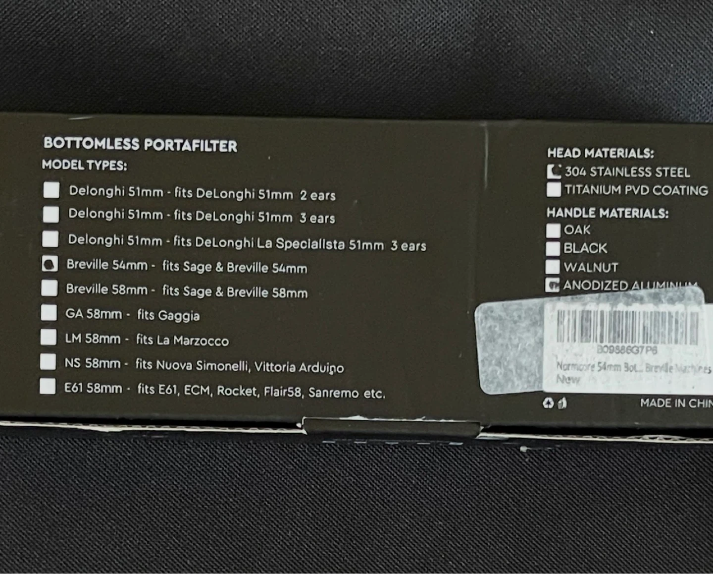 Normcore Bottomless Portafilter 54 mm - photo 5