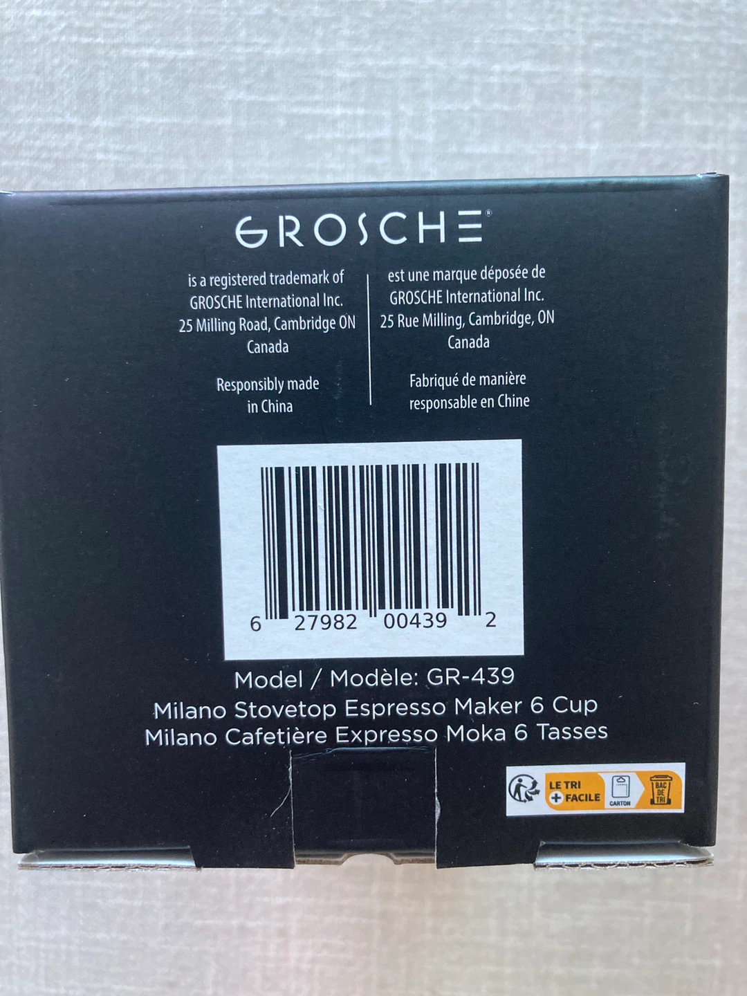 GROSCHE Milano Stovetop Espresso Maker - 6 Cup - photo 3