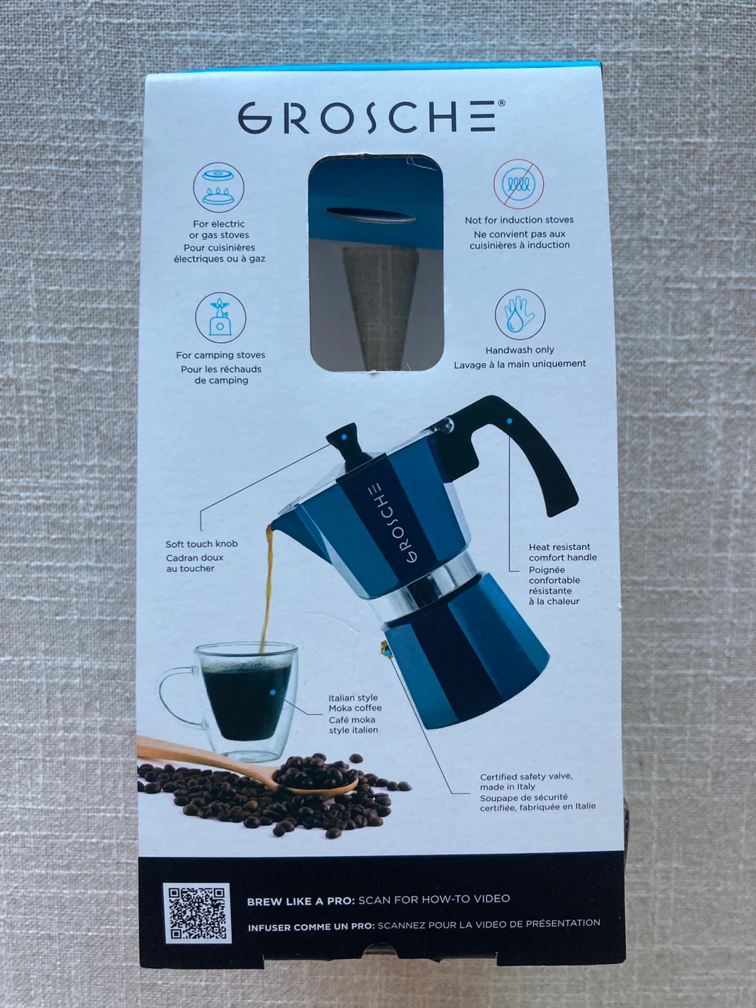 GROSCHE Milano Stovetop Espresso Maker - 6 Cup - photo 2