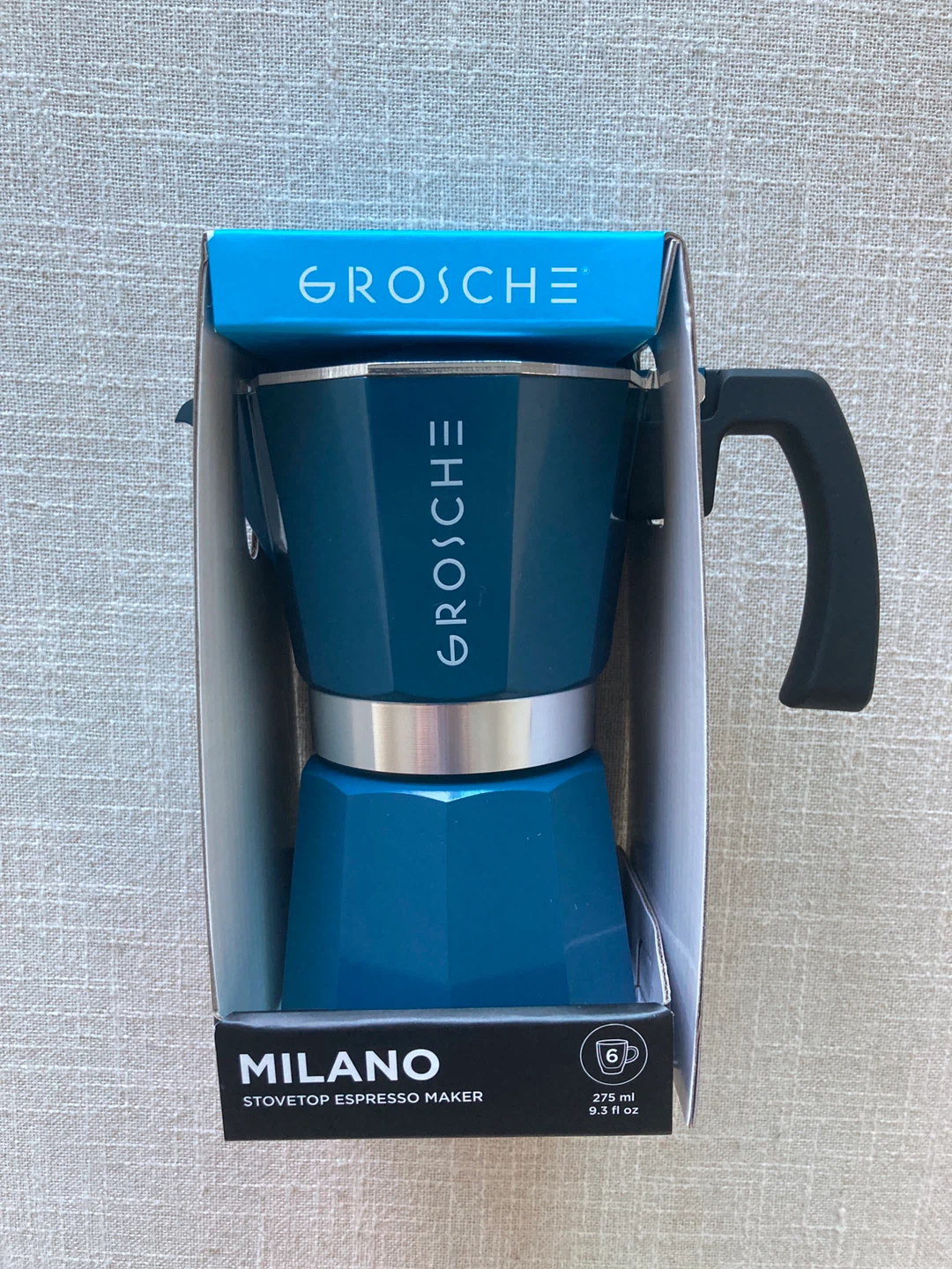 GROSCHE Milano Stovetop Espresso Maker - 6 Cup