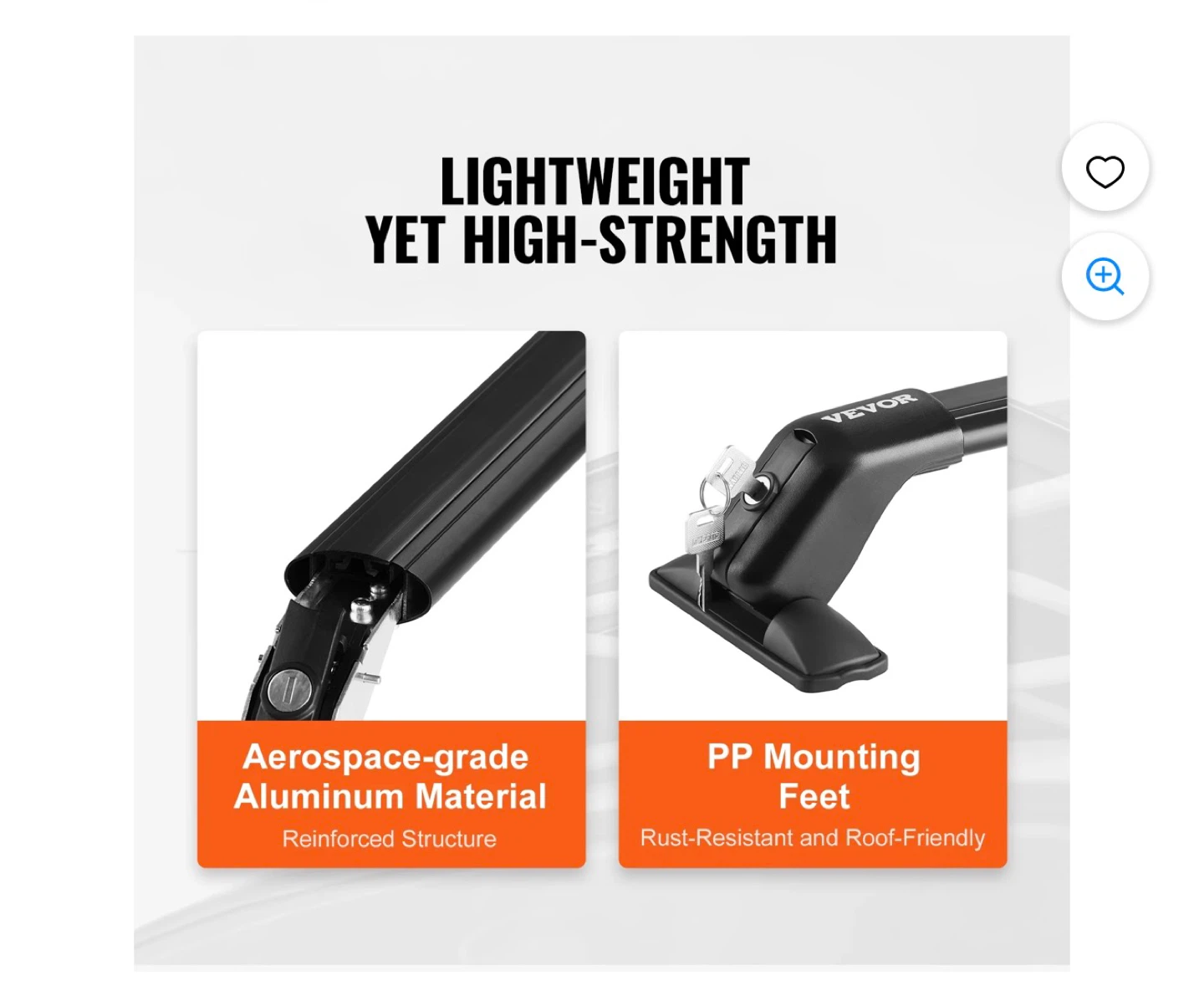 Roof Rack Crossbars - Black Aluminum - photo 3