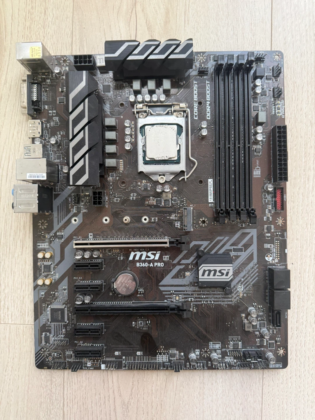MSI B360-A PRO Motherboard with Intel Core i3-9100F CPU
