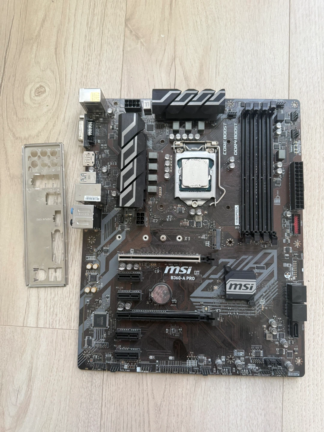 MSI B360-A PRO Motherboard with Intel Core i3-9100F CPU - photo 3