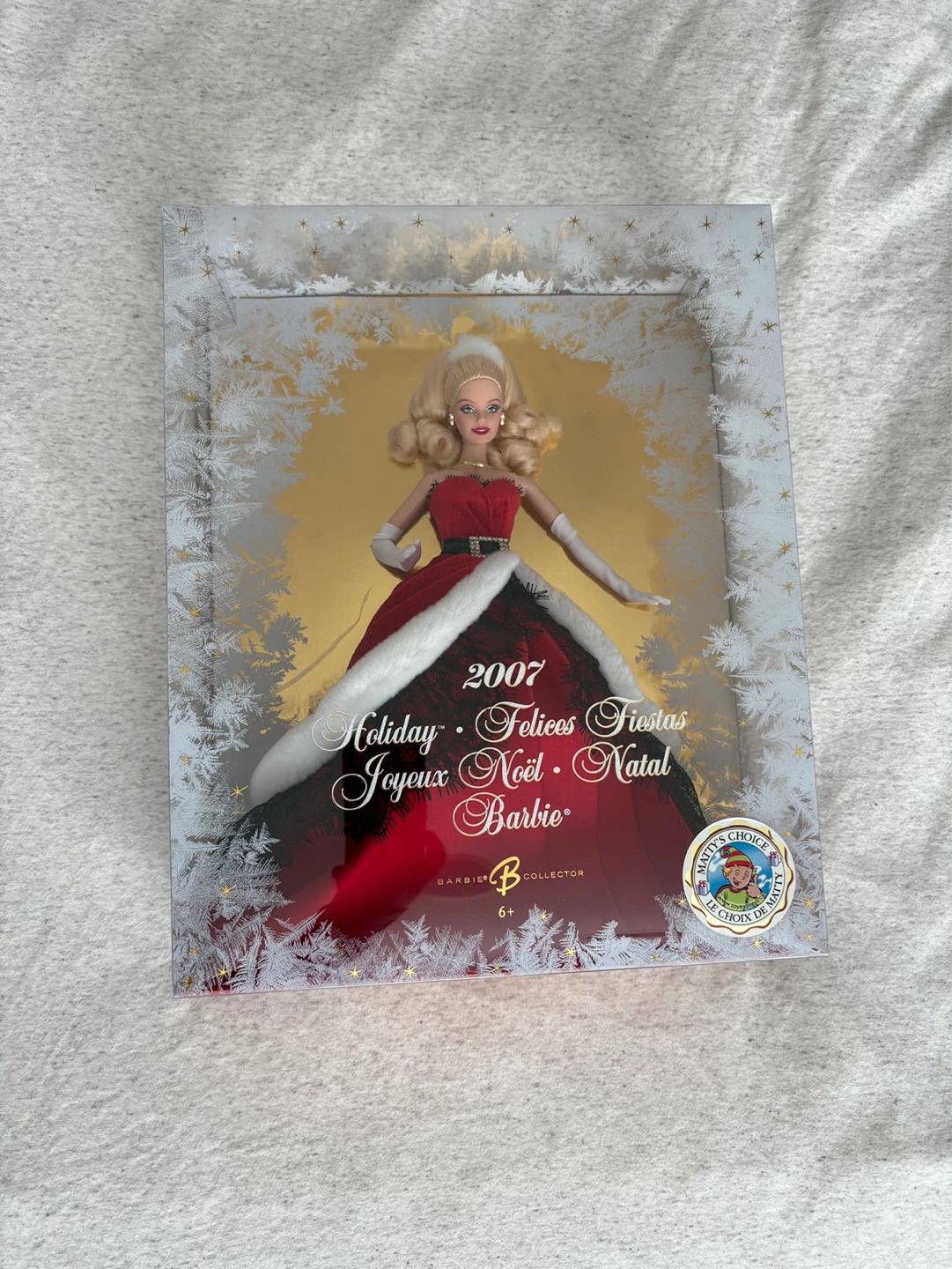 2007 Holiday Barbie Doll