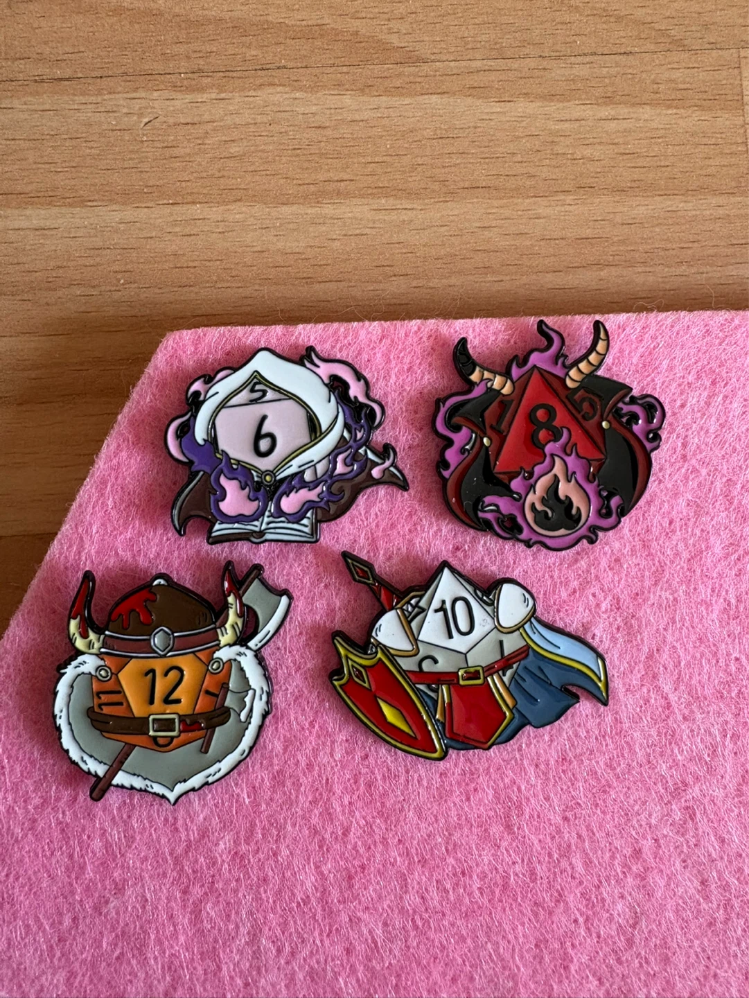 Dungeons Dice Enamel Pins $5 each firm 🌱