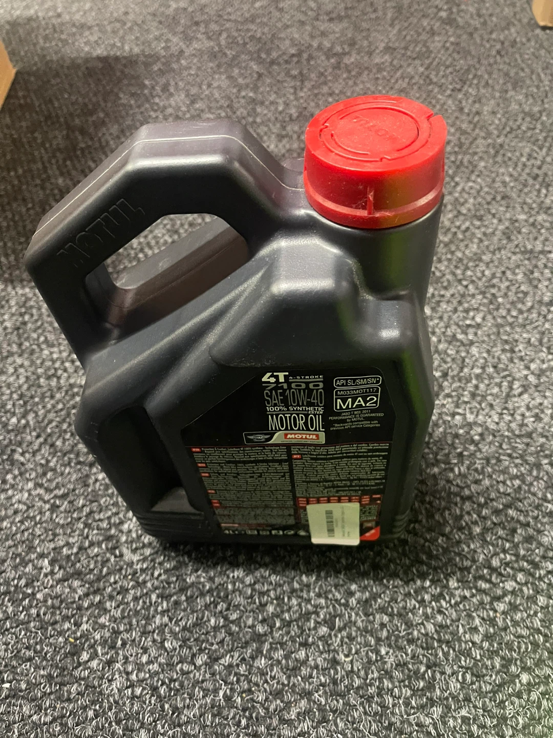 Motul 4T SAE 10W-40 100% Synthetic Motor Oil 4 Liters - photo 2