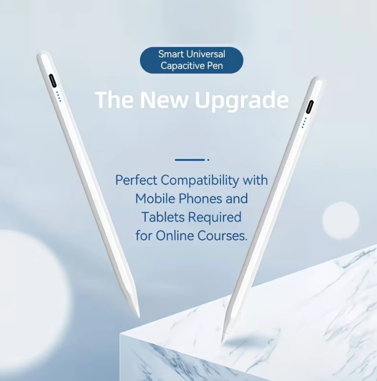 Smart Universal Capacitive Pen Stylus - White - photo 5