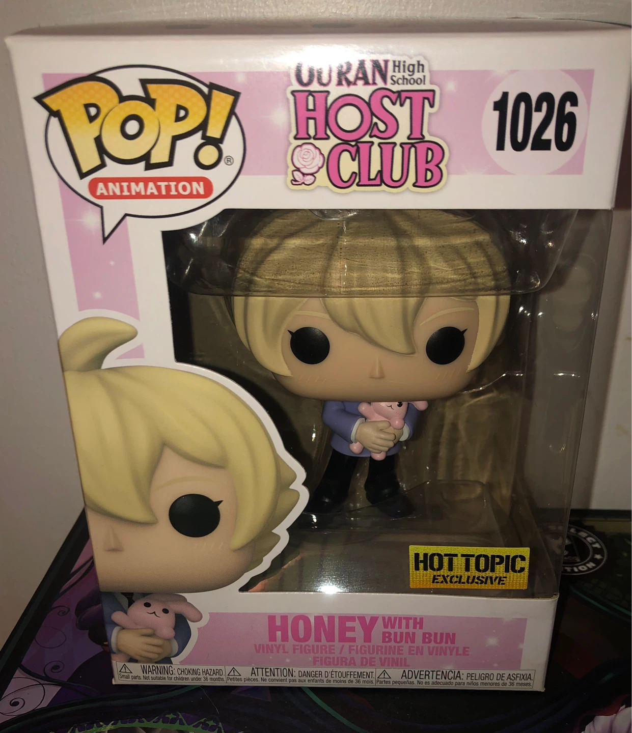 OHSHC Honey With Bun Bun Funko Pop Hot Topic Exclusive