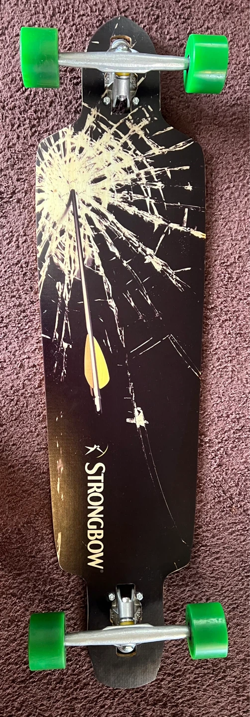 Drop-Through Longboard - Mint Condition - Smooth Ride