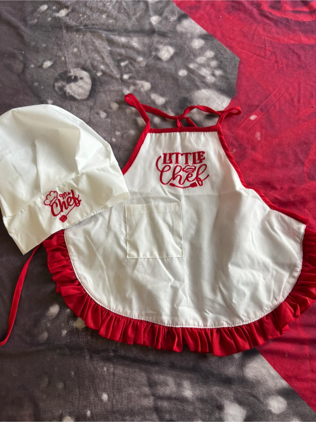 Little Chef Apron and Hat Set