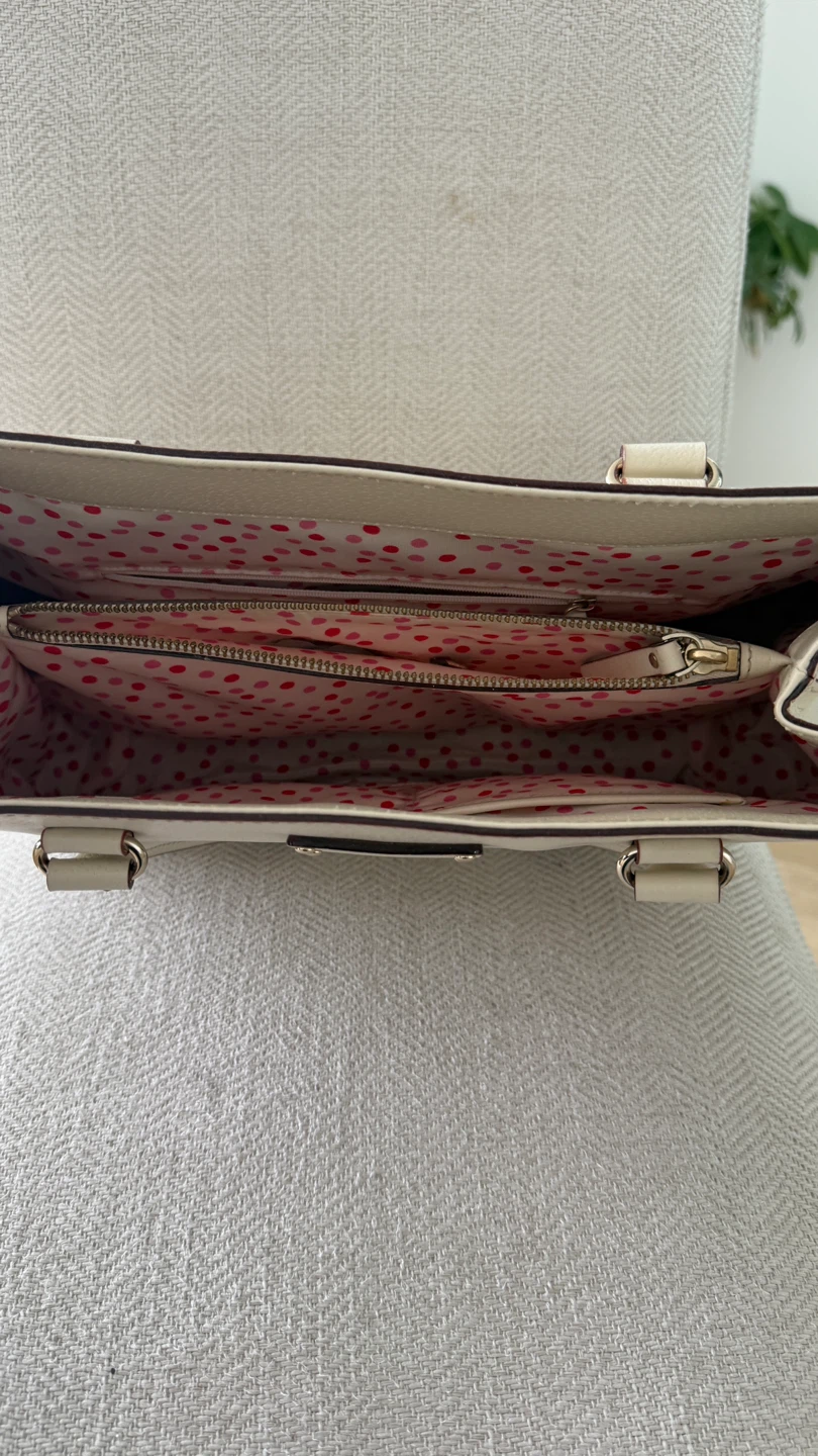Kate Spade Cream Leather Tote Bag - photo 2
