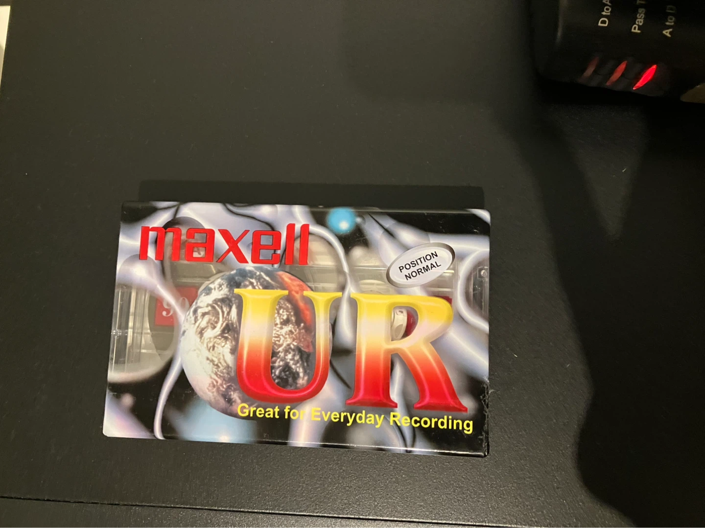 New sealed Maxell UR 90 blank cassette tape.