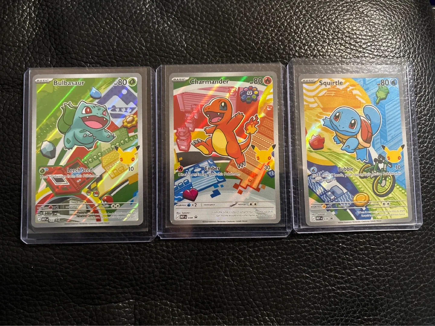 Pokémon First Partner Illustration Kanto GEN 1 Starters