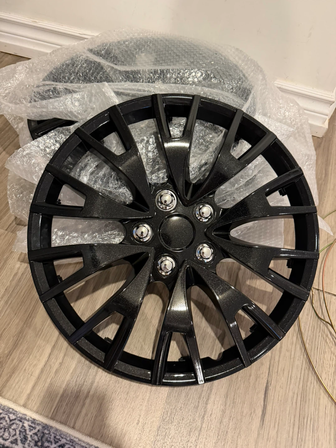 Black Wheel Covers Hub Caps R16