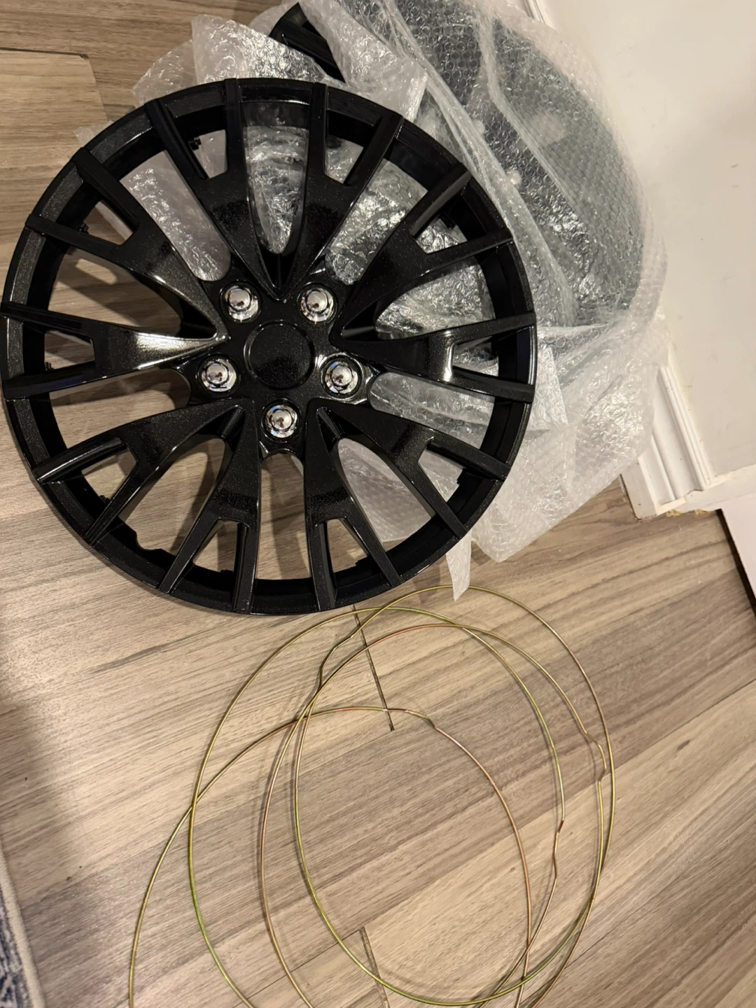 Black Wheel Covers Hub Caps R16 - photo 2