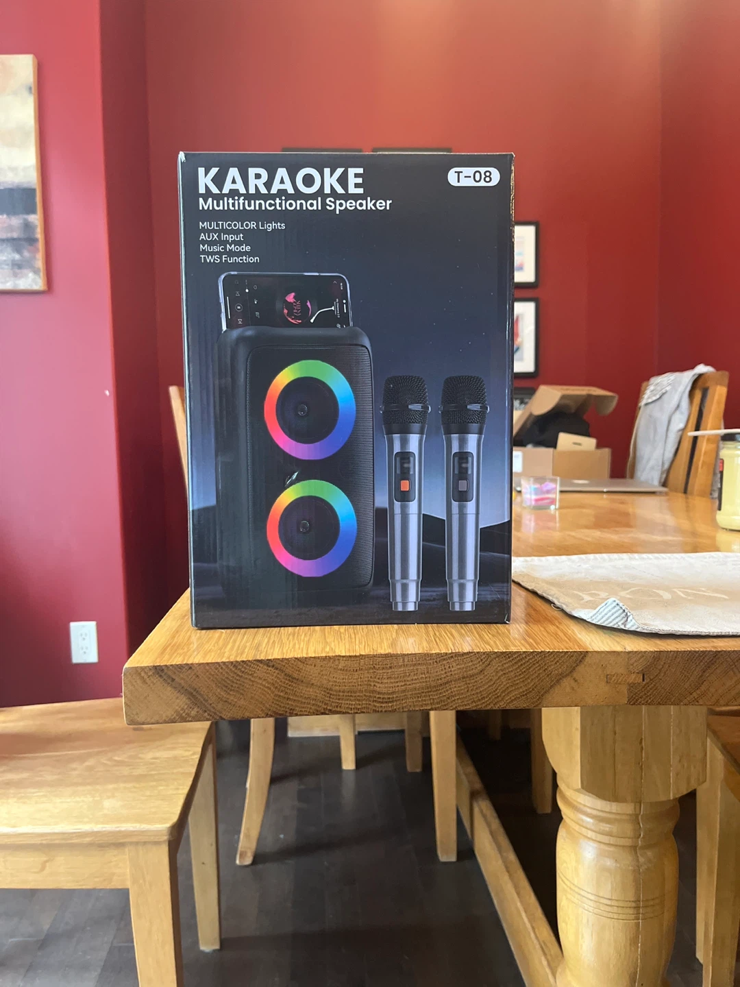 Karaoke Multifunctional Speaker with Microphones