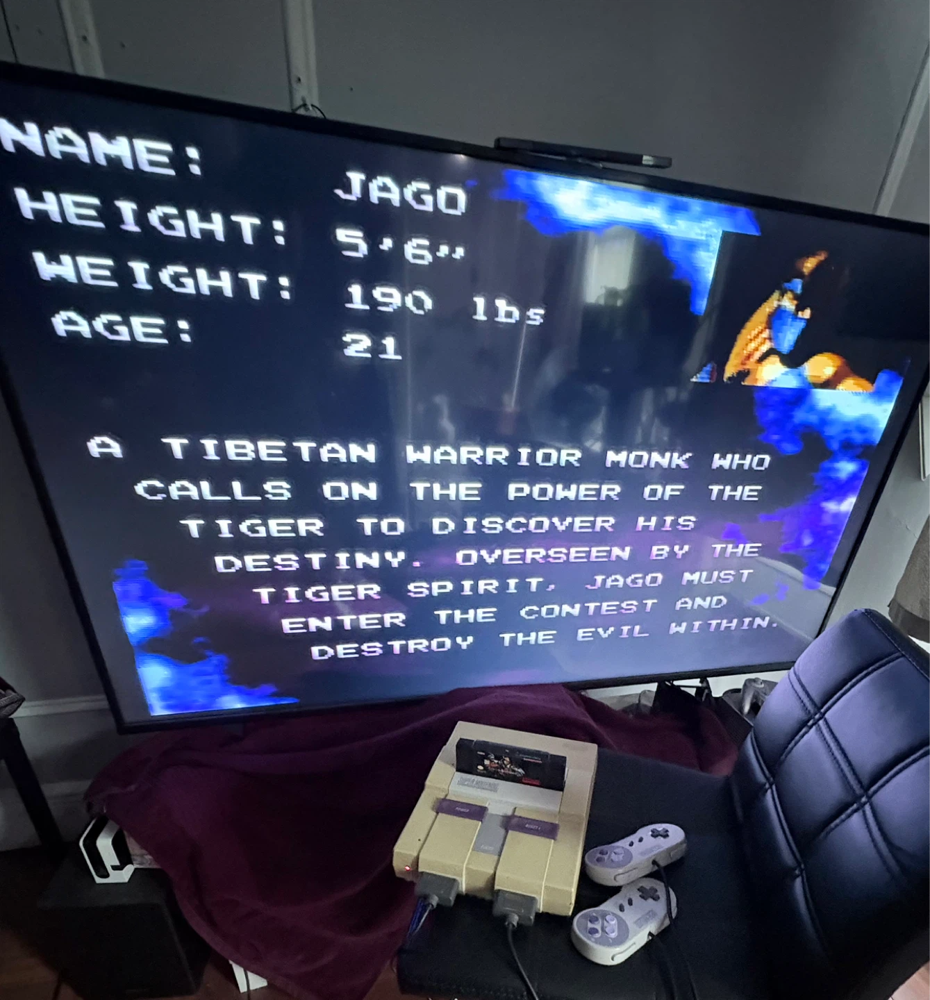 Super Nintendo with 2 Controllers & Killer Instinct Game - photo 2