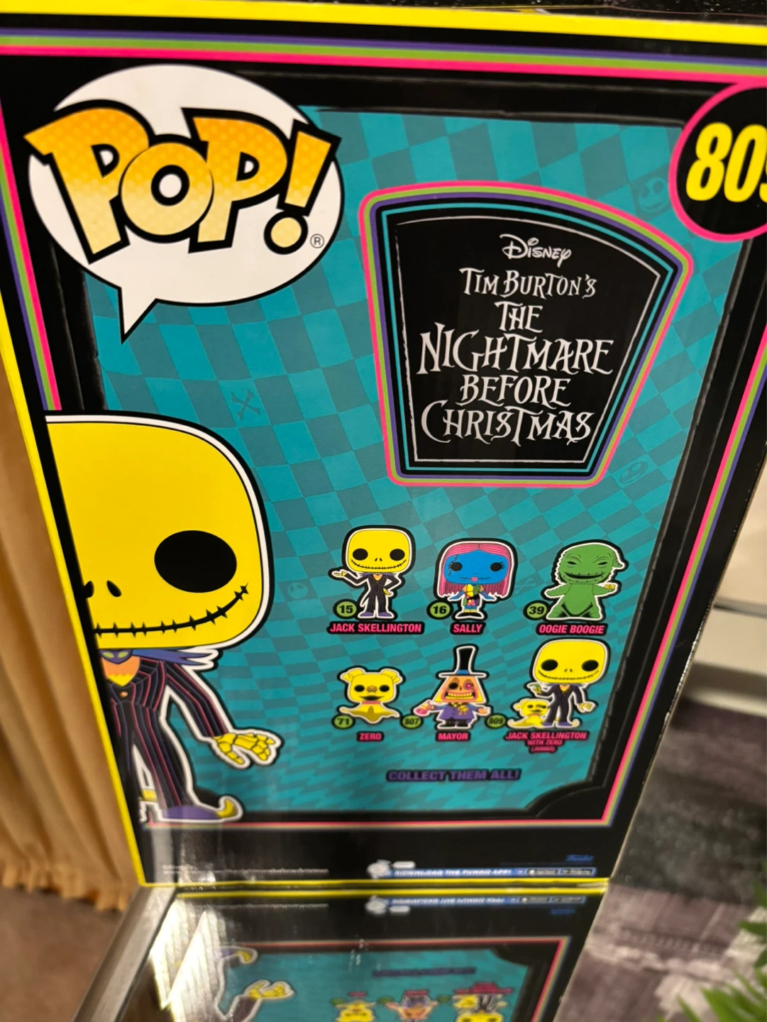 Disney The Nightmare Before Christmas Jack Skellington with Zero