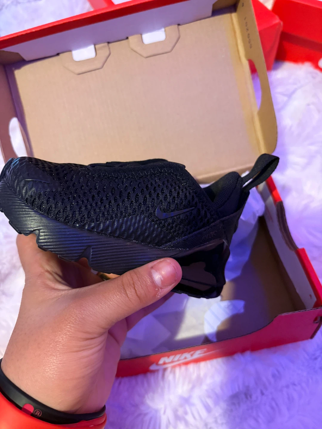 Nike Air Max 270 (TD) Toddler Shoes Black/Black Size 7c - photo 3