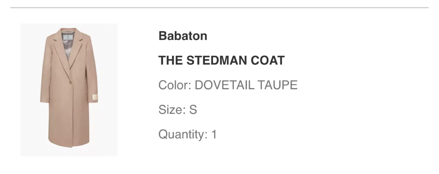 Aritzia- Babaton The Stedman Coat - photo 4