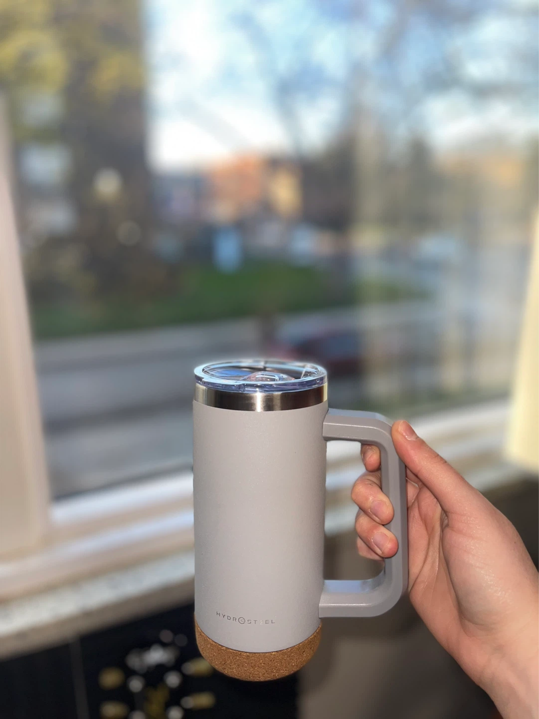 HydroSteele Insulated Tumbler Mug with Handle