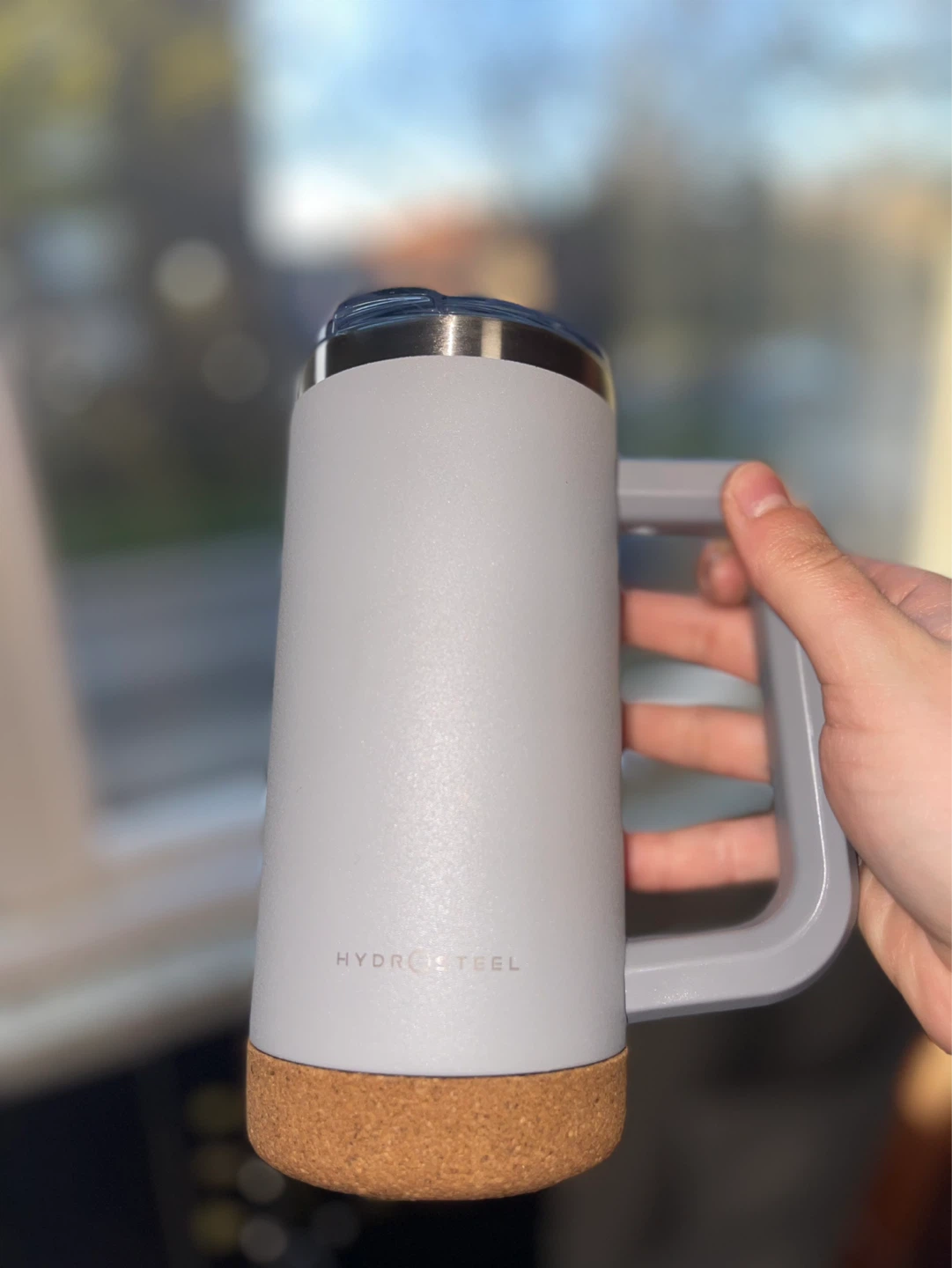 HydroSteele Insulated Tumbler Mug with Handle - photo 3