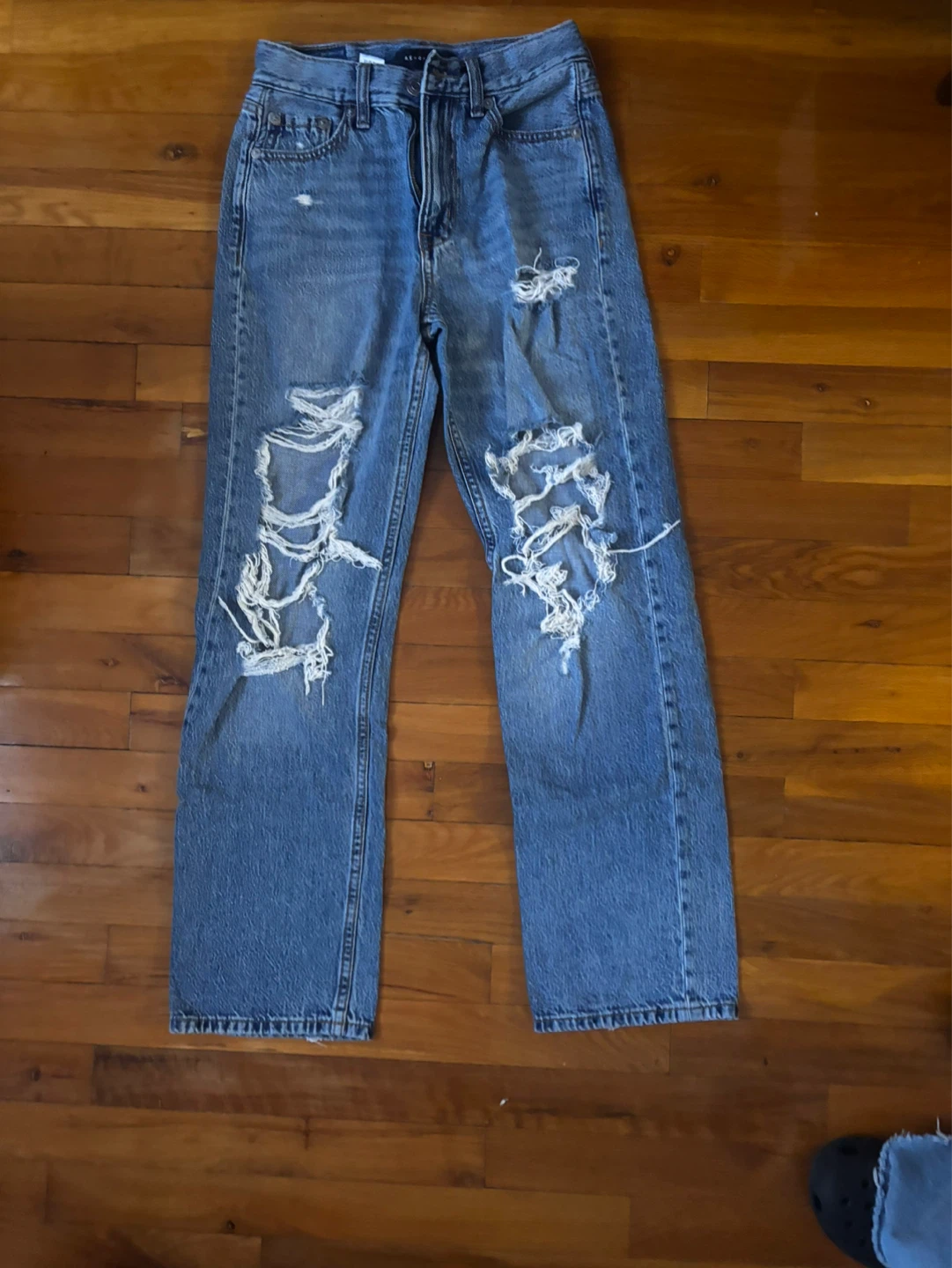 Aeropostale High Rise Baggy Jeans Size 00 Short