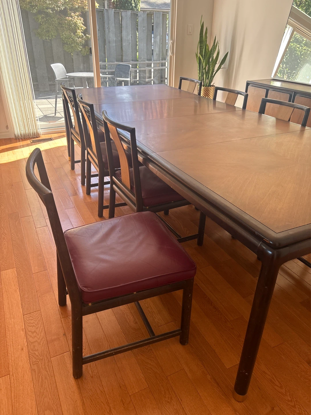 Dining Table and Chairs Set with matching Buffet table - photo 2