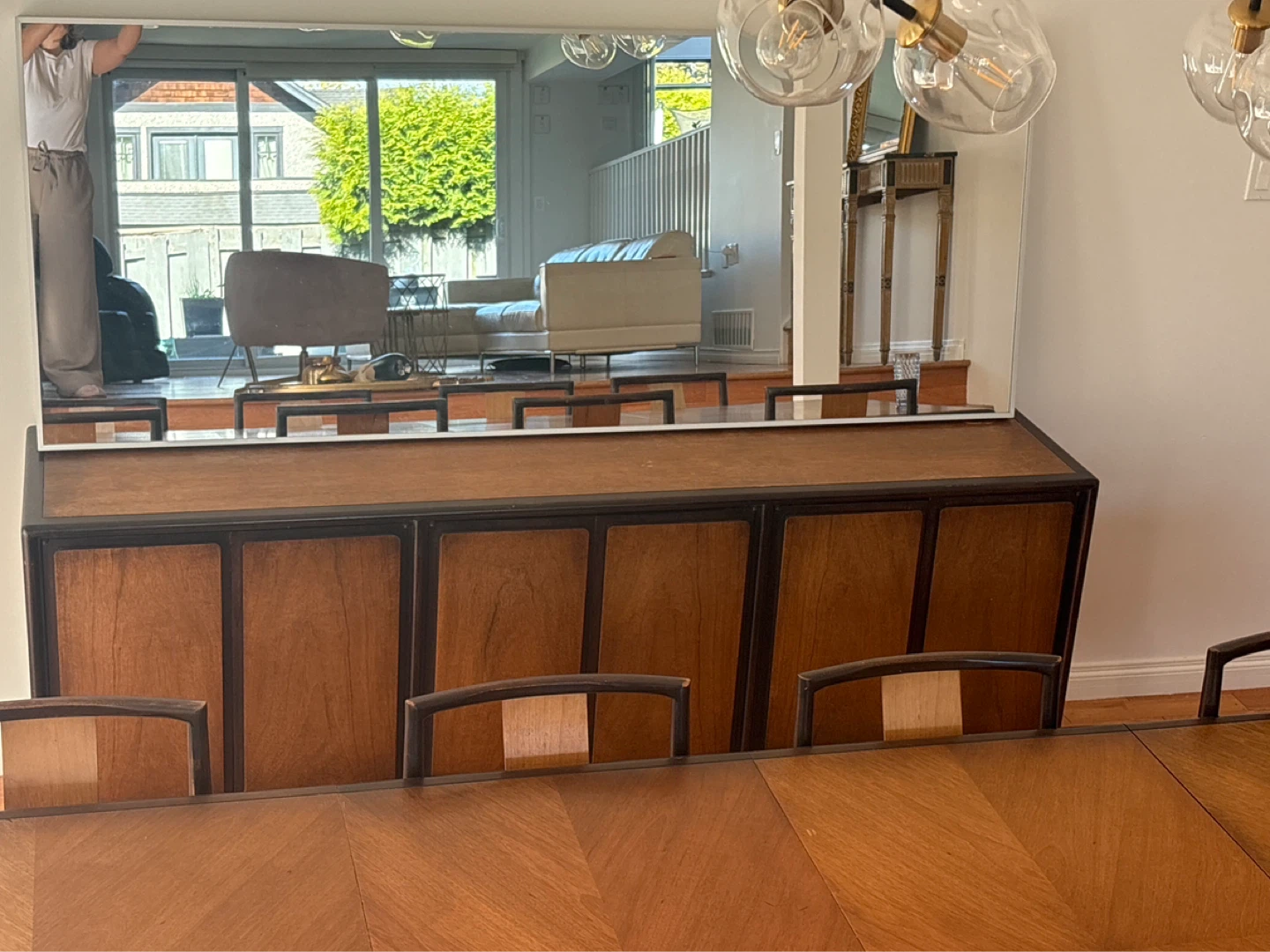 Dining Table and Chairs Set with matching Buffet table - photo 4