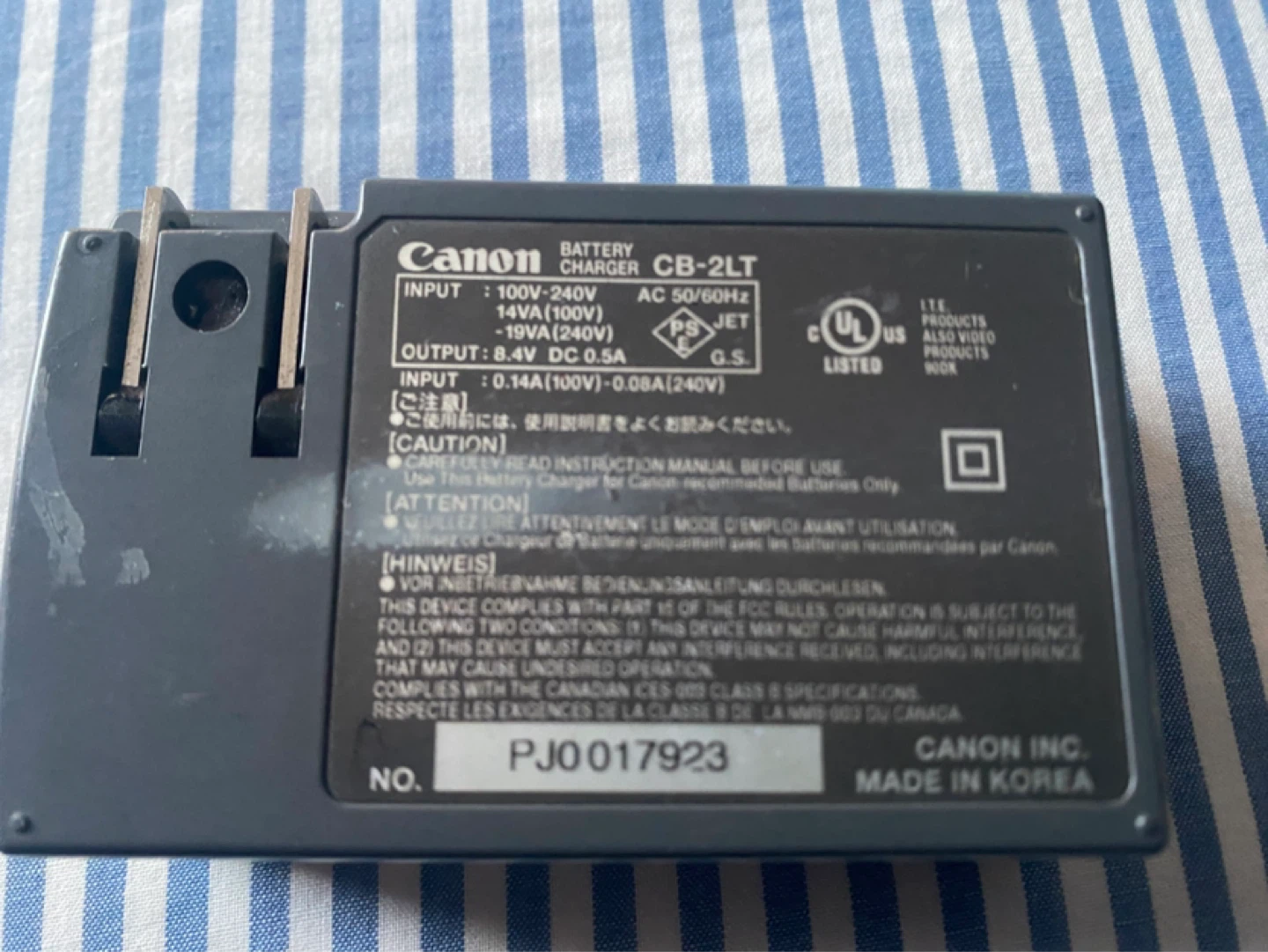 Canon CB-2LT Battery Charger for NB-2L Battery - photo 2