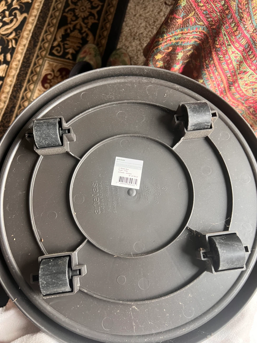 Arte Vasi 35cm Round Plant Saucer - Anthracite - photo 3