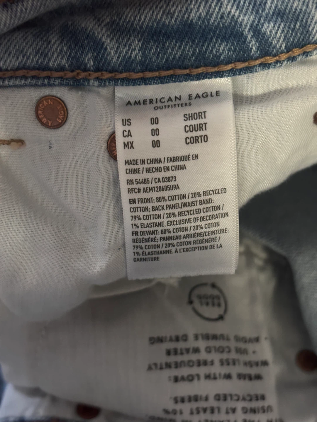 American Eagle Low-Rise Baggy Jeans Light Wash - photo 3