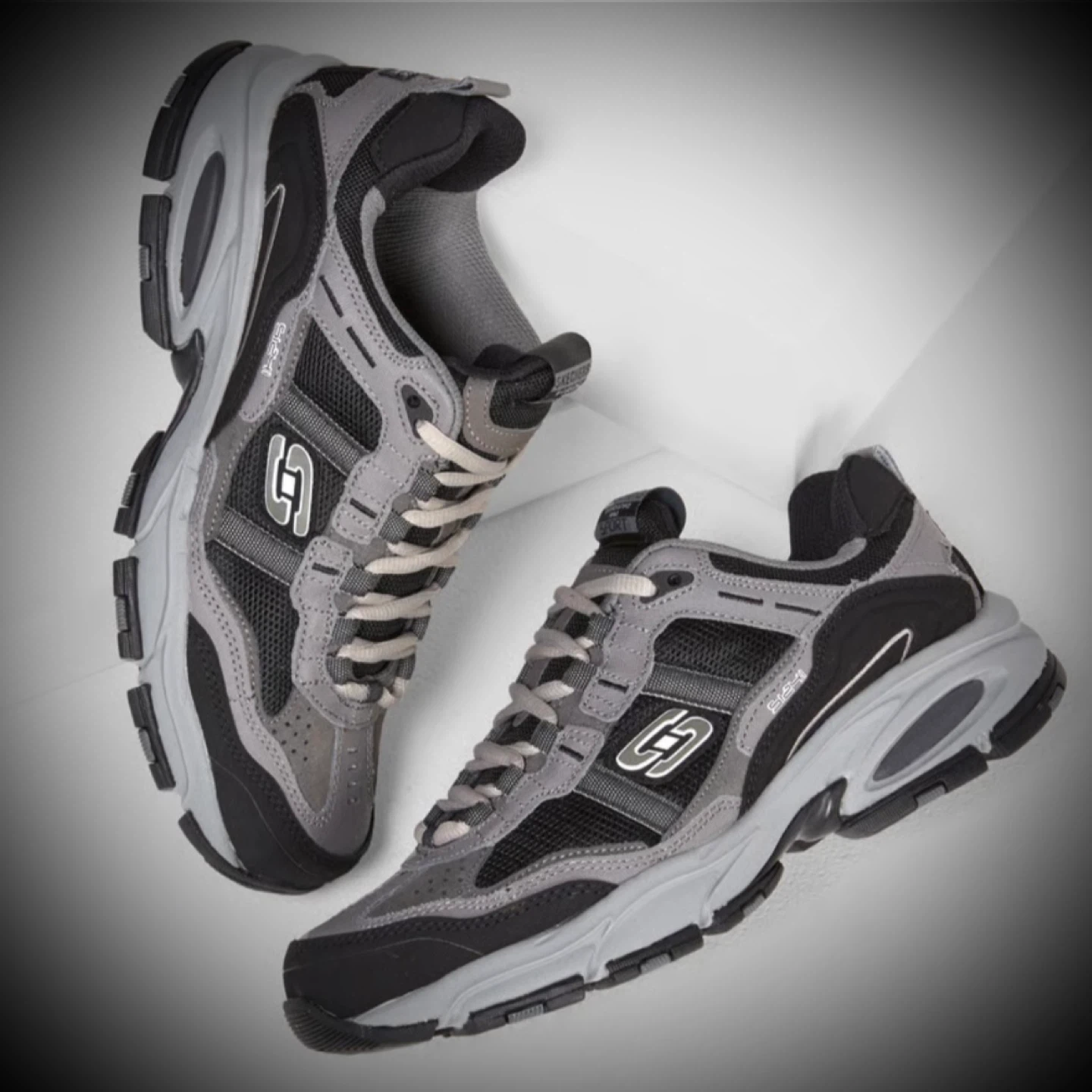 Skechers VIGOR 2.0 Sneakers - Size 9 Extra Wide - Charcoal/Black - photo 4
