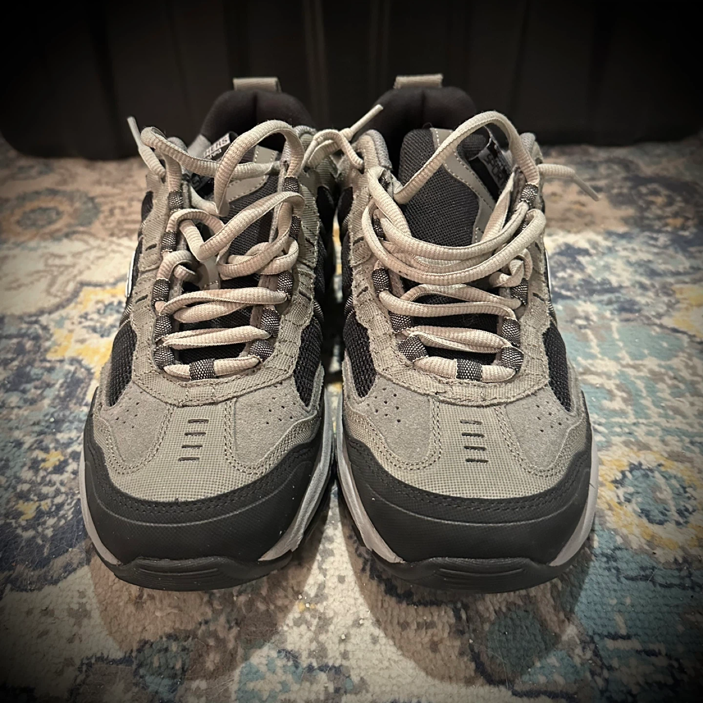 Skechers VIGOR 2.0 Sneakers - Size 9 Extra Wide - Charcoal/Black - photo 2