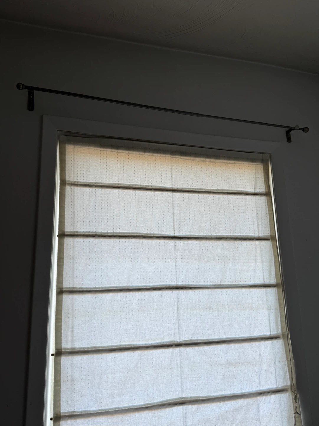 Set of 4 White Roman Blinds - photo 3