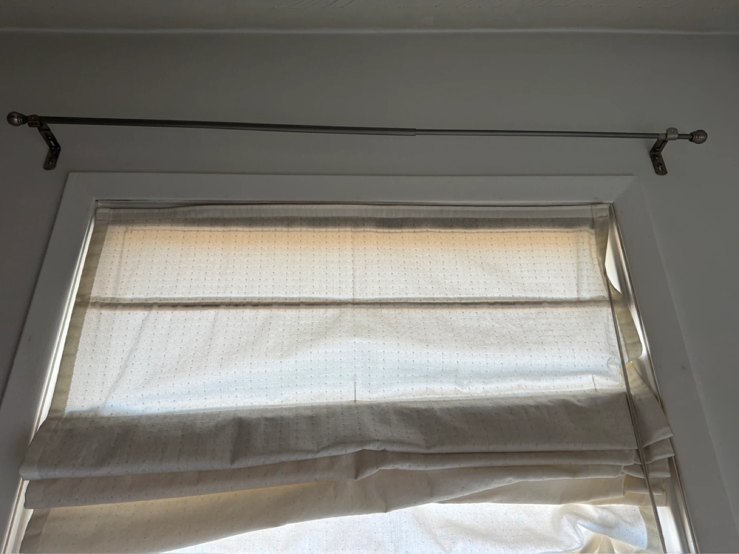 Set of 4 White Roman Blinds - photo 4